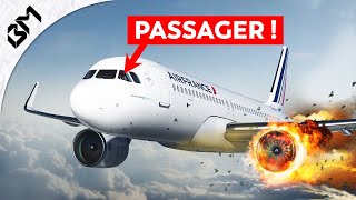 MAYDAY  ATTERRISSAGE DURGENCE PAR UN PASSAGER  FT PILOTE AIRBUS  Flight Simulator [upl. by Nnaael]