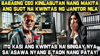 Babaeng CEO Kinilabutan nang Makita ang Suot na Kwintas ng Janitor Nila Dahil [upl. by Enaerb]