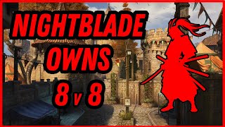 ESO PvP  Nightblade Meant For NEW BGs  Battleground Chronicles [upl. by Inez]