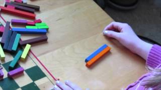 Teaching Addition with Cuisenaire Rods [upl. by Neehahs]