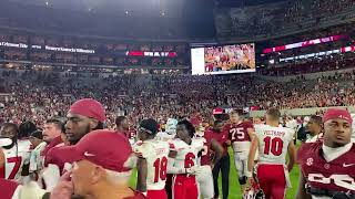 RAMMER JAMMER after Alabama’s 630 win over Western Kentucky [upl. by Ayokal]