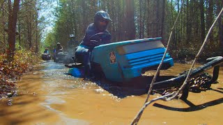 Water fording mud mowers How deep can they go [upl. by Verras]