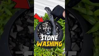 Unique patterns created by the stone washing process shorts facts [upl. by Eolhc]