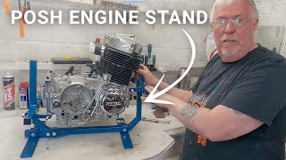 Best Modular Motorcycle Engine Stand Review  Honda CB750 Motor  Cafe Racer Project  05 [upl. by Llertnahs]