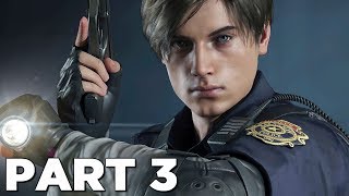 RESIDENT EVIL 2 REMAKE Walkthrough Gameplay Part 5  DOGS RE2 LEON [upl. by Arahs]