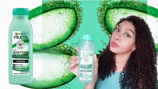 Shampoo GARNIER FRUCTIS HAIR FOOD ALOE VERA Hidratación  Que opino [upl. by Namruht236]