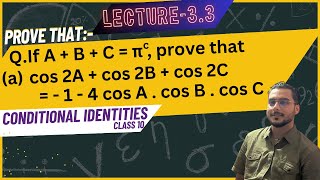 Lecture 33conditional identities long questions Trigonometryclass 10 OMath [upl. by Rossi962]