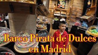 Encontramos un Barco Pirata de Dulces en Madrid Episodio 3 Viaje en familia por España [upl. by Aldora274]