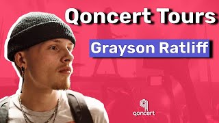 Qoncert Tours  Grayson Ratliff Interview National Shows Finding Band Members Going Solo [upl. by Mylander]