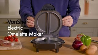 VonShef Electric Omelette Maker [upl. by Aiello580]