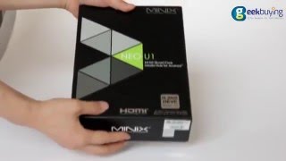 MINIX NEO U1 s905 unboxing video [upl. by Ayra]