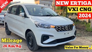 New Maruti Ertiga Vxi CNG 2024 Model  Ertiga 2024 Model  Price Specifications Full Details [upl. by Amick]