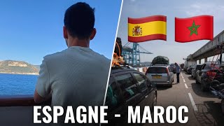 🇲🇦JE VAIS AU MAROC EN BATEAU ALGECIRAS  TANGER MED [upl. by Ernest]