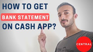 How To Get Bank Statement From Cash App Step By Step Guide [upl. by Yht]