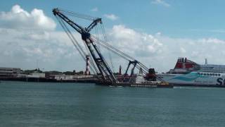 Ship spotting at Europoort Rotterdam Nieuwe waterweg  18 july 2010 [upl. by Ymeraj]