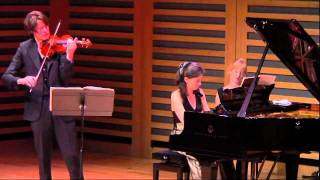 Thomas Gould and Ivana Gavrić  Janáček Violin Sonata First Movement [upl. by Hinkle530]