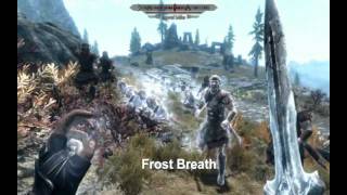 Skyrim  All Dragon Shouts [upl. by Aibar486]