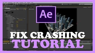 After Effects – How to Fix Crashing Lagging Freezing – Complete Tutorial 2023 [upl. by Tallbot]