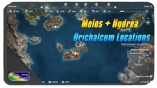 Assassins Creed Odyssey All Obsidian Islands Orichalcum Locations Melos  Hydrea Ore [upl. by Jariv114]