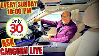 Family Car in 9 Lakhs ⭐️ Nissan Citroen Hyundai Tata Maruti amp Renault 🔥 Live With CARGURU [upl. by Irpac]