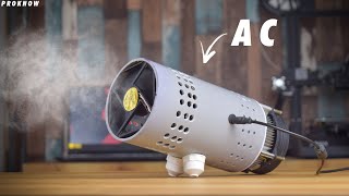 Making a Powerful AC from Peltier Homemade AC for Summer [upl. by Ennael]