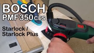 Bosch PMF 350 CES │ Outil multifonction 350W │ Starlock  Starlock Plus [upl. by Finny]