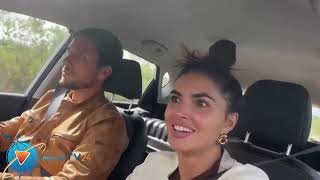 Teresa Langella e Andrea il video divertente mentre in viaggio cercano la strada giusta [upl. by Queen]