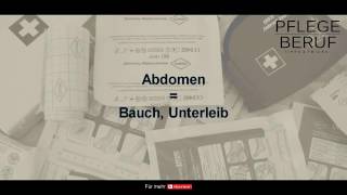 Medizinische Fachbegriffe mit Übersetzung ins Deutschlateinische Begriffe in Medizin Teil 1 [upl. by Apollus]