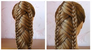 Tuto coiffure queue de cheval originale et simple 🌸 Coiffure avec tresse facile à faire [upl. by Agnes]