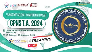 Livescore Seleksi Kompetensi Dasar CPNS 28 Oktober 2024 Sesi 2  Tilok Grha Bhineka Perkasa Jasa [upl. by Kcired]