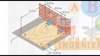 Problema 498 Equilibrium in Three Dimensions  Vector Mechanics for Engineers  Statics [upl. by Awe]