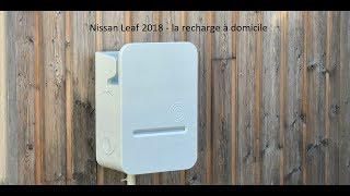 Nissan Leaf 2018  la recharge à domicile [upl. by Illa]