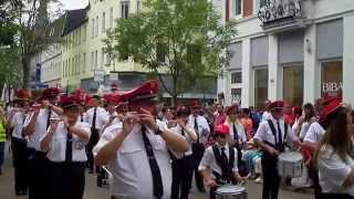 Cranger Kirmes Trommlerkorps „Gut Klang” DortmundKirchlinde 1919 eV im Festumzug 2015 019 [upl. by Celio]