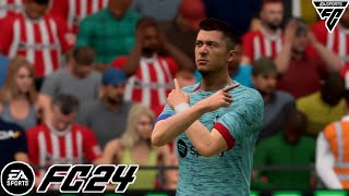 FC 24  Athletic Bilbao vs Barcelona  La Liga 2324 4K60 [upl. by Helbonnah]