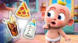 I Wanna Eat Song 👶🍔🍼  Healthy Eating for Kids 🍼👶  Funny Kids Songs amp Nursery Rhymes [upl. by Enrev301]