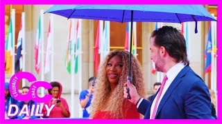 Serena Williams Husband Mistakenly Called Her Umbrella Holder at Olympics Ceremony  Celeb Chase [upl. by Hellah87]