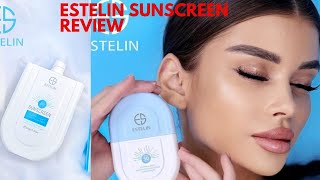 Estelin Sunscreen SPF 50 Review  Side Effects  Benefits  How To Use  Fake vs Original estelin [upl. by Okimuy]