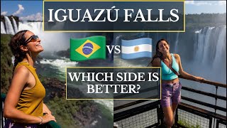 Iguazu Falls Argentina and Brazil Which side is better [upl. by Lanfri]