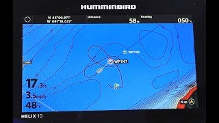 Humminbird HELIX How To Continuous Navigation Mode [upl. by New]