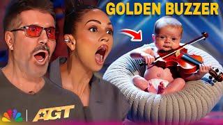 Child prodigy shocks judges  BEST OF AGT 2024  Everyone fainted [upl. by Cassella]