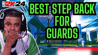 The Unguardable Step Back You Need To Add To Your Guard in NBA 2K24 [upl. by Mack]