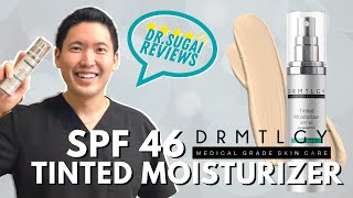 Dr Sugai Reviews DRMTLGY SPF 46 AntiAging Tinted Moisturizer is the PRICE too GOOD to be TRUE [upl. by Adnawahs]