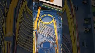 Fiber Optical Cable Arrangement inside Main Telecom Room [upl. by Hoag]