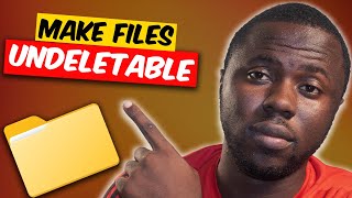 How to make a file or folder Undeletable on Windows 10 amp 11 [upl. by Innek403]