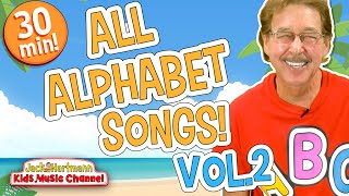 All ALPHABET Songs Vol 2  30 Minutes of Alphabet Songs for Kids  Jack Hartmann [upl. by Chaddie893]