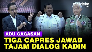 🔴 FULL  Anies Prabowo Ganjar di Dialog Capres Bersama Kadin [upl. by Ahsenar]