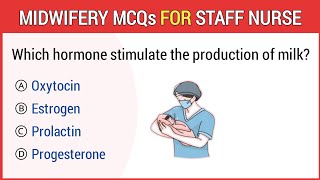 Midwifery MCQ for Staff nursing exam  midwifery important questions and answers [upl. by Notsehc]