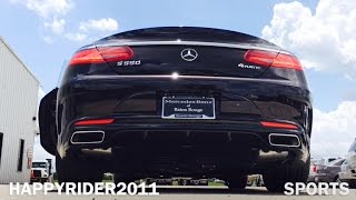 2016 Mercedes S550 COUPE Exhaust SOUND in COMFORT and SPORT Mode [upl. by Katharyn]