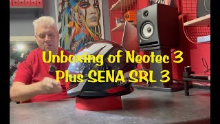 Unbox Shoei Neotec 3 TC5 Plus Sena SRL 3 [upl. by Reilly]