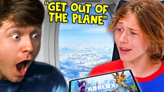 Karen has Kid THROWN OFF Plane for PLAYING ROBLOX [upl. by Livingstone]